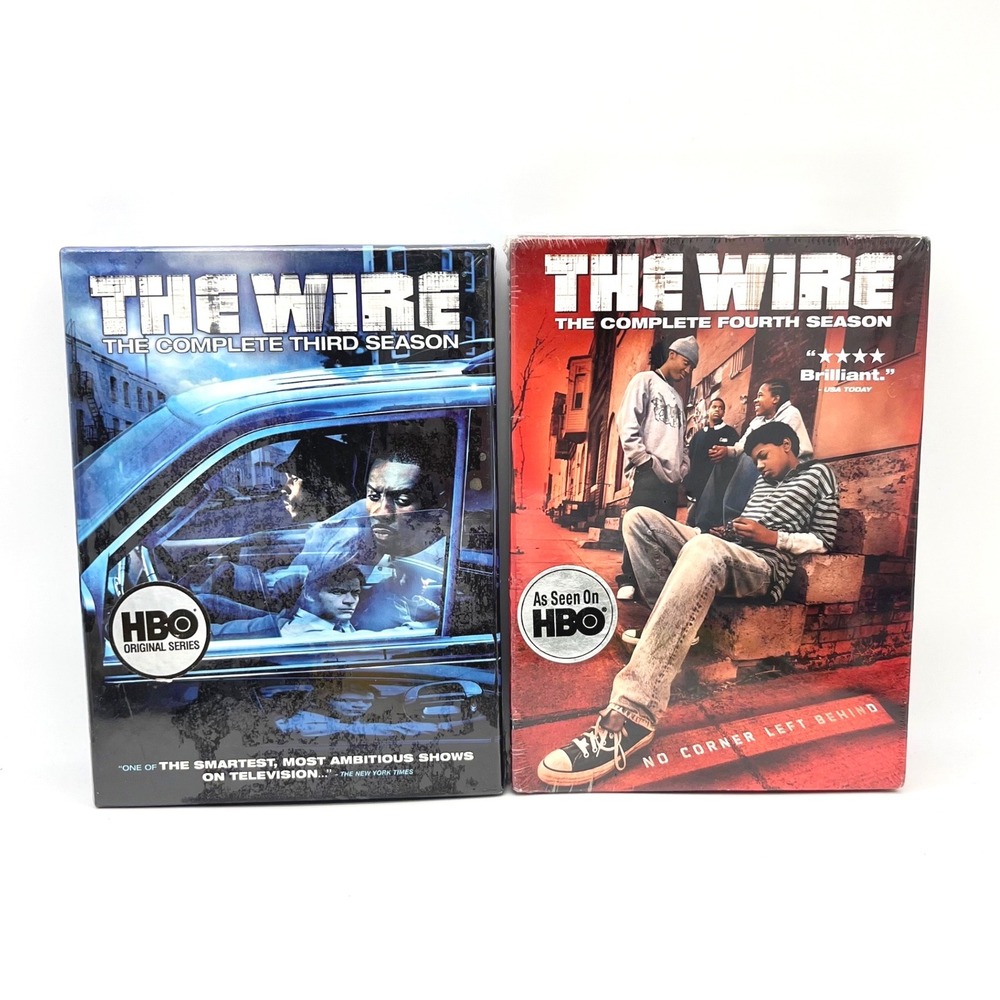 The Wire Complete Third and Fourth Seasons DVD Box Set HBO Original‎ Series New